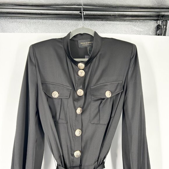 NWT Bronx and Banco Gigi Coffee Jumpsuit in Black - Picture 4 of 12